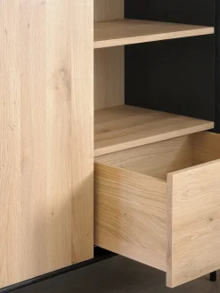 Armoire bird 1 porte 1 tiroir chene massif - ethnicraft