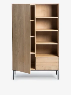 Armoire bird 1 porte 1 tiroir chene massif - ethnicraft