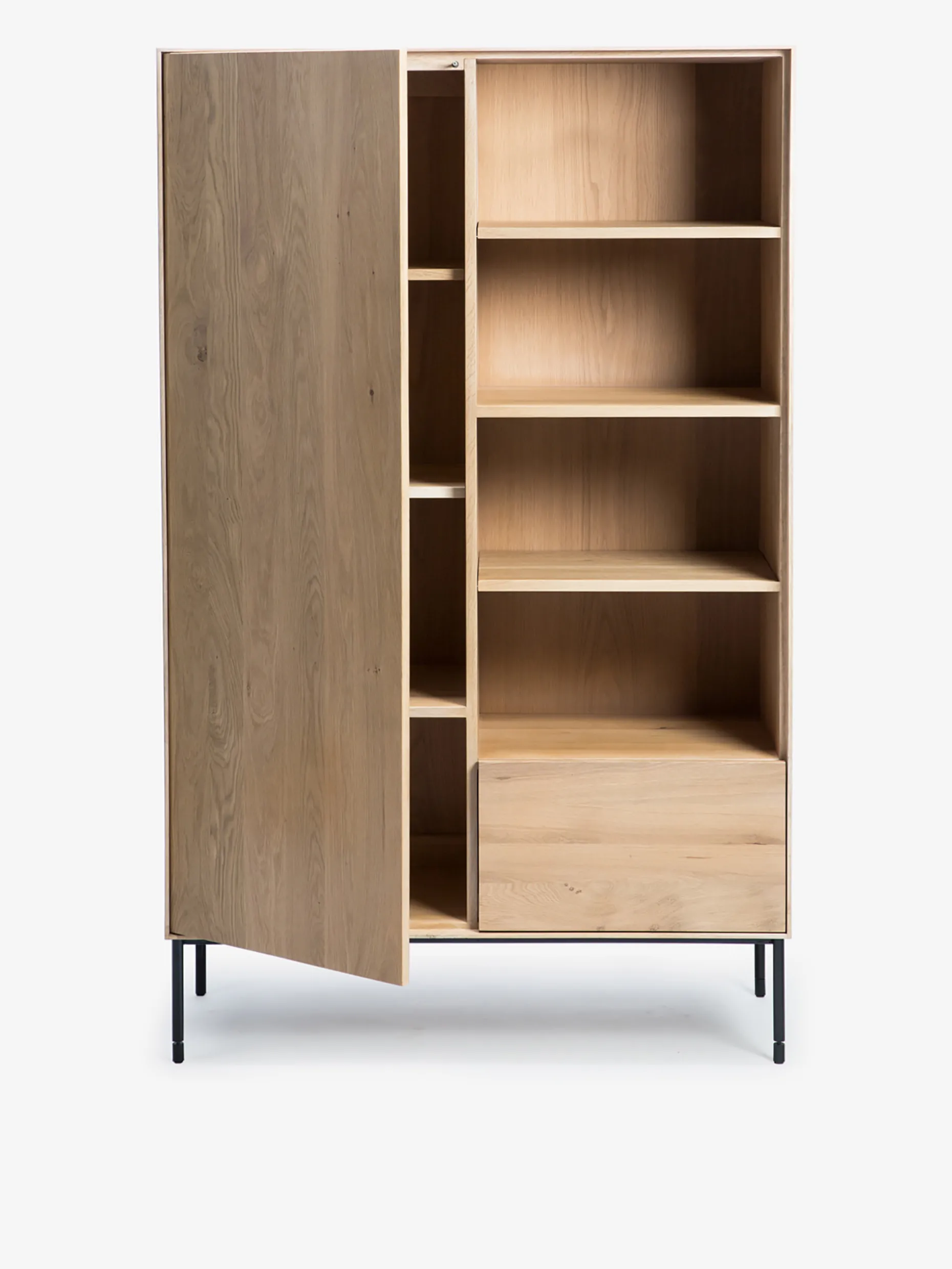 Armoire bird 1 porte 1 tiroir chene massif - ethnicraft