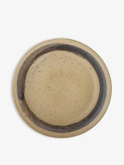 Assiette creuse solange gres naturel - b...