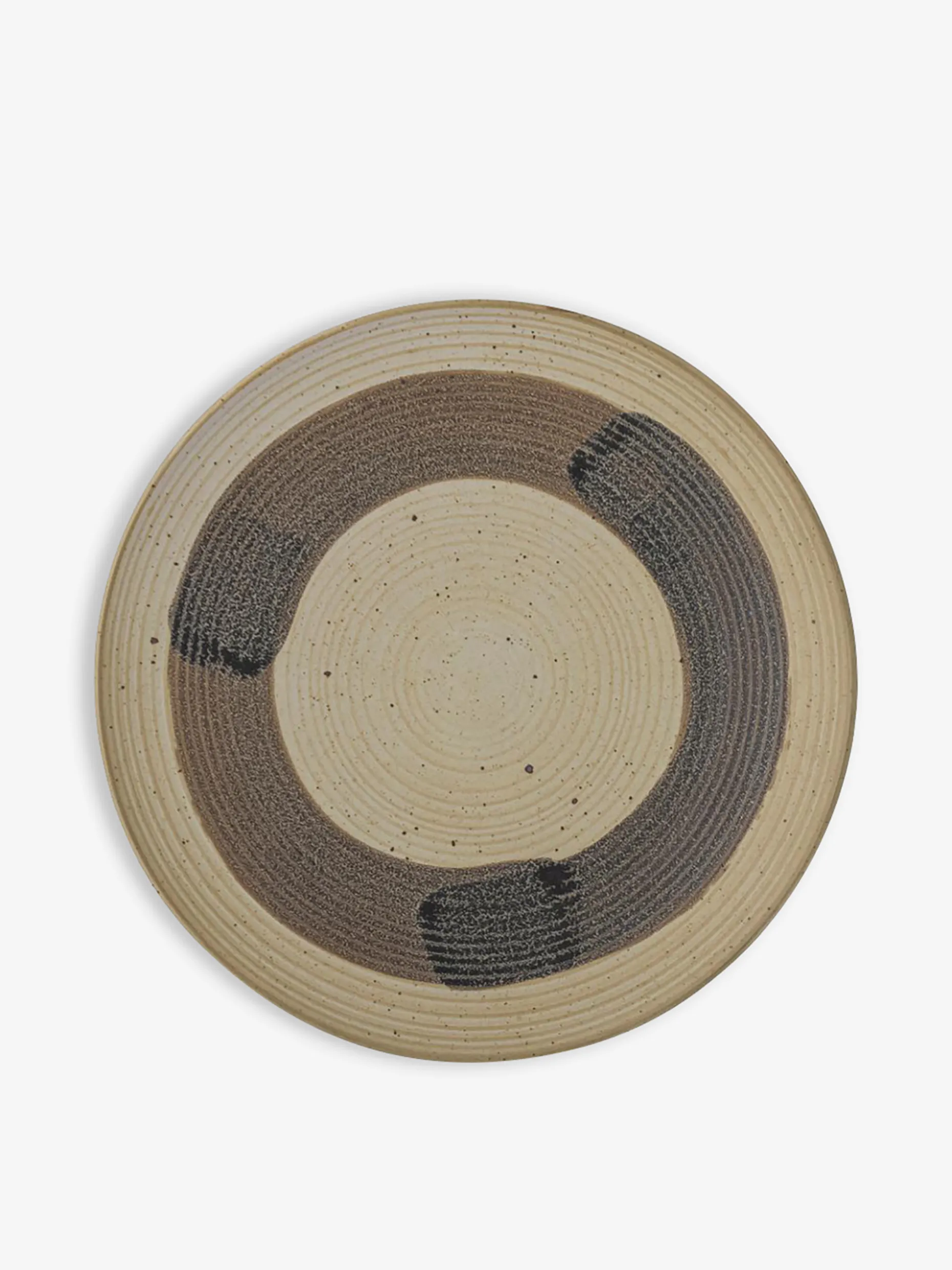 Assiette solange gres naturel - blooming...