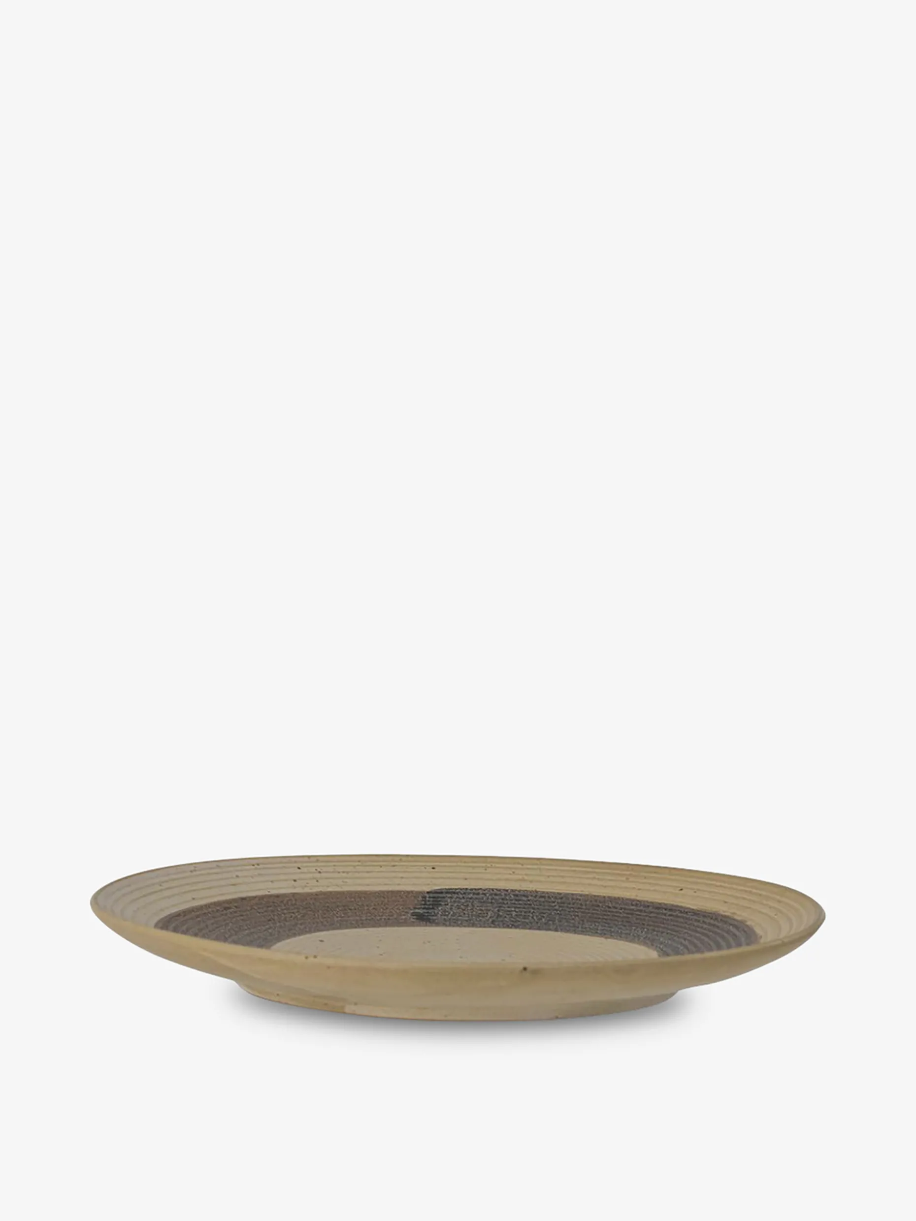 Assiette solange gres naturel - blooming...