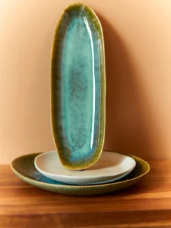 Baguette vide poche bleu et ocre - vanmo...