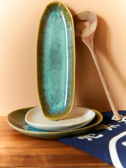 Baguette vide poche bleu et ocre - vanmo...