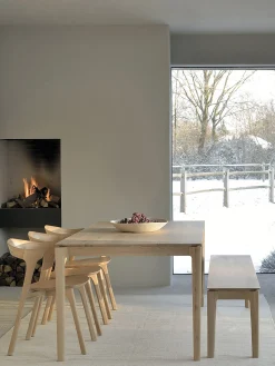 Banc bok alain van havre chene massif 186cm - ethnicraft