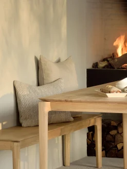 Banc bok alain van havre chene massif 186cm - ethnicraft