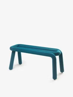 Banc bold bleu canard - moustache