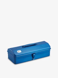 Boite de rangement japon l metal bleu - robinson toyo