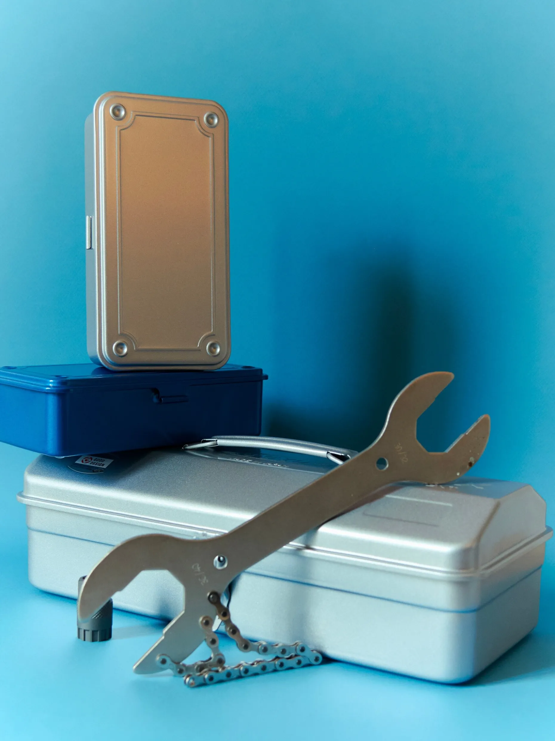 Boite de rangement japon m metal marine - robinson toyo