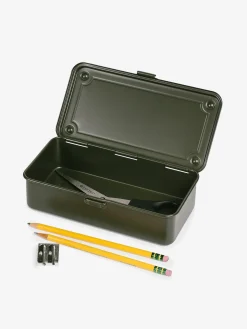 Boite de rangement japon m metal kaki - robinson toyo