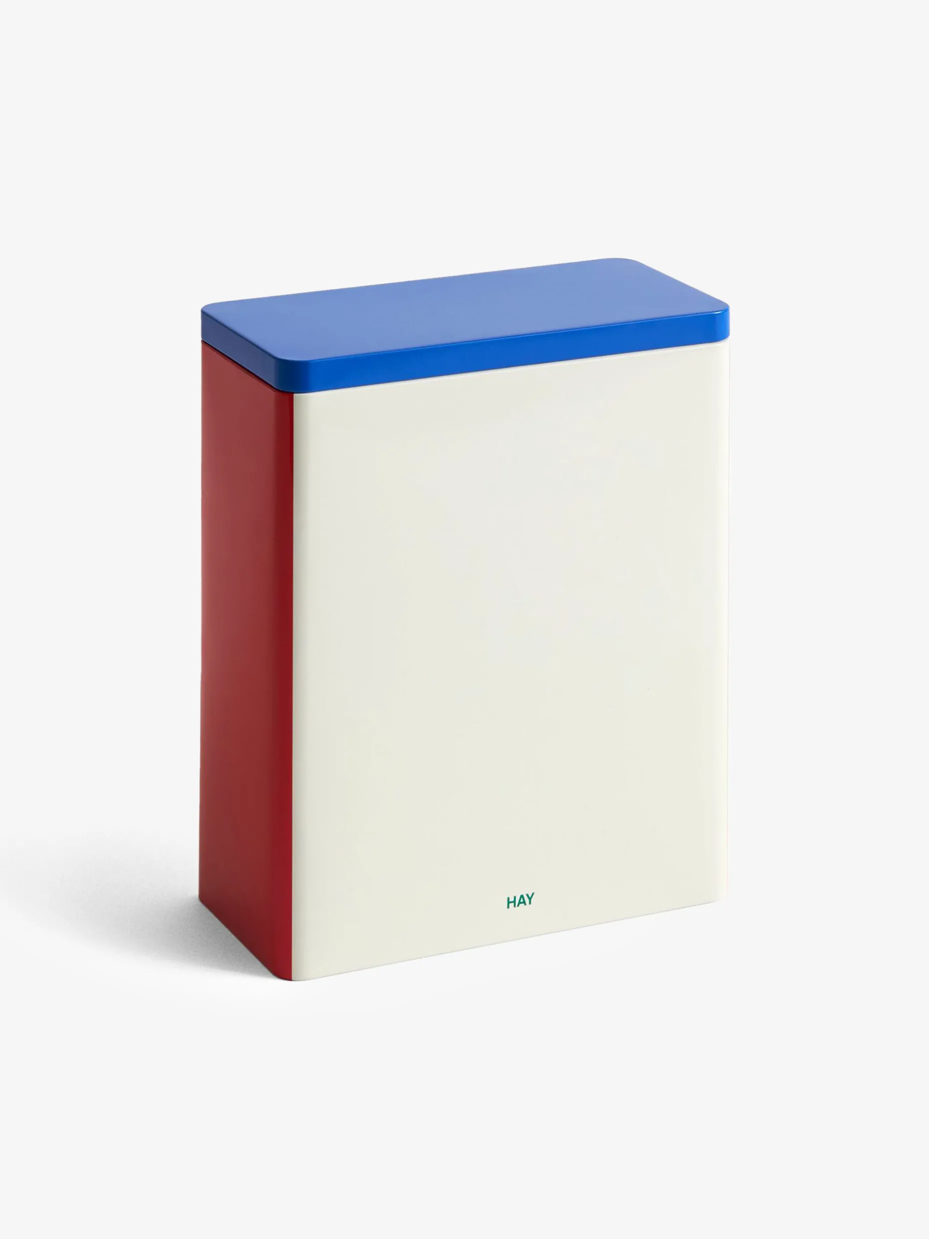 Boite en metal tricolore - hay