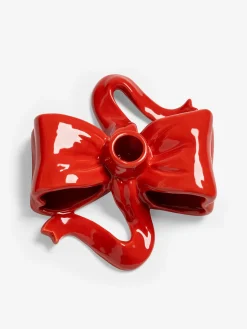 Bougeoir noeud rouge - &klevering