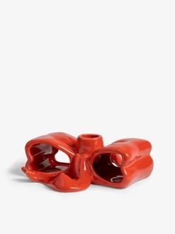 Bougeoir noeud rouge - &klevering