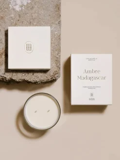 Bougie ambre madagascar - maison maison