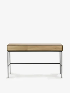 Bureau whitebird 2 tiroirs chene massif - ethnicraft
