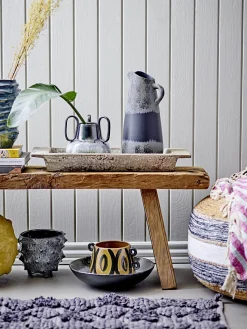 Cache pot picot bleu - bloomingville