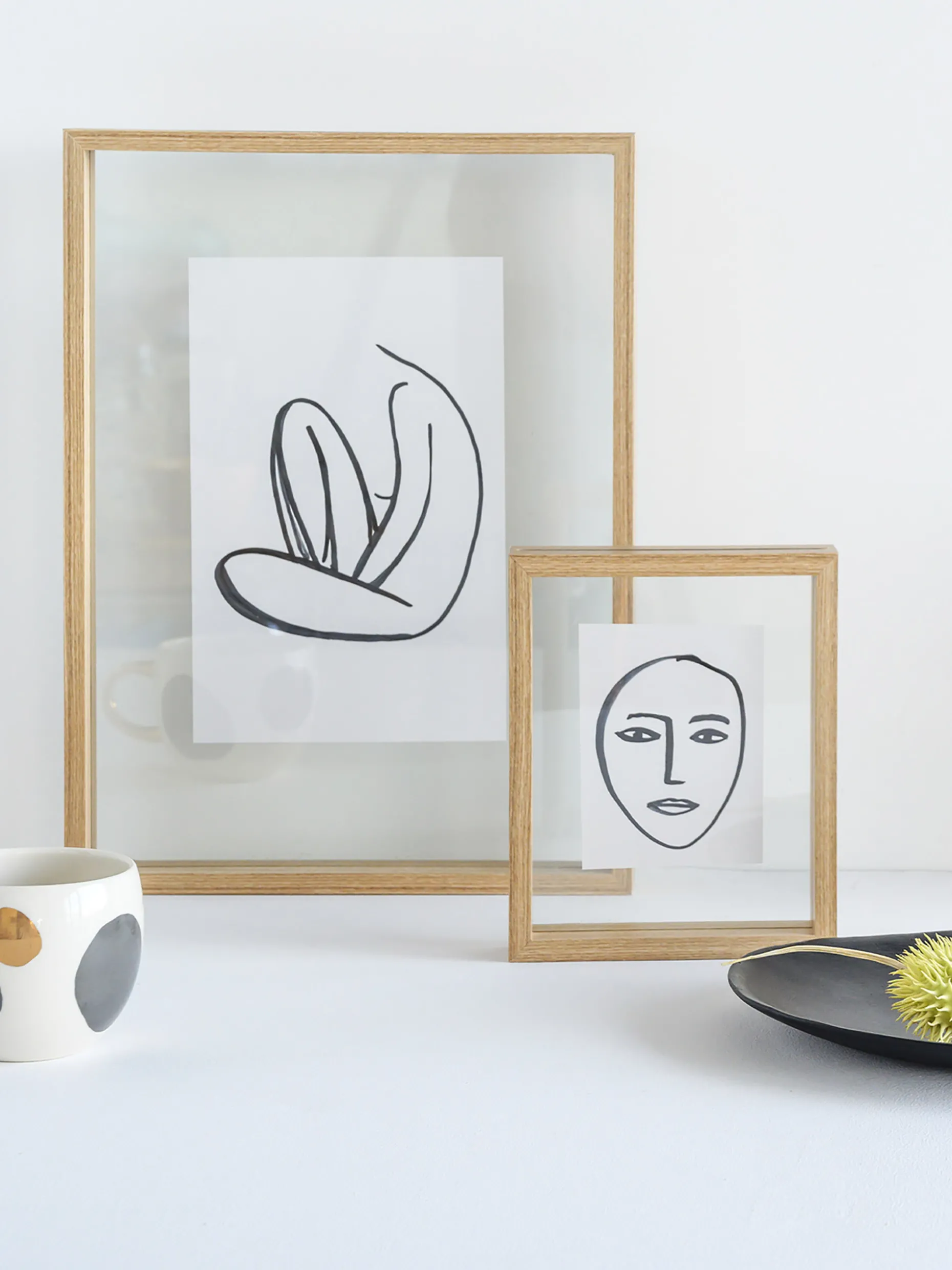 Cadre photo 30x40cm bois - urban nature culture