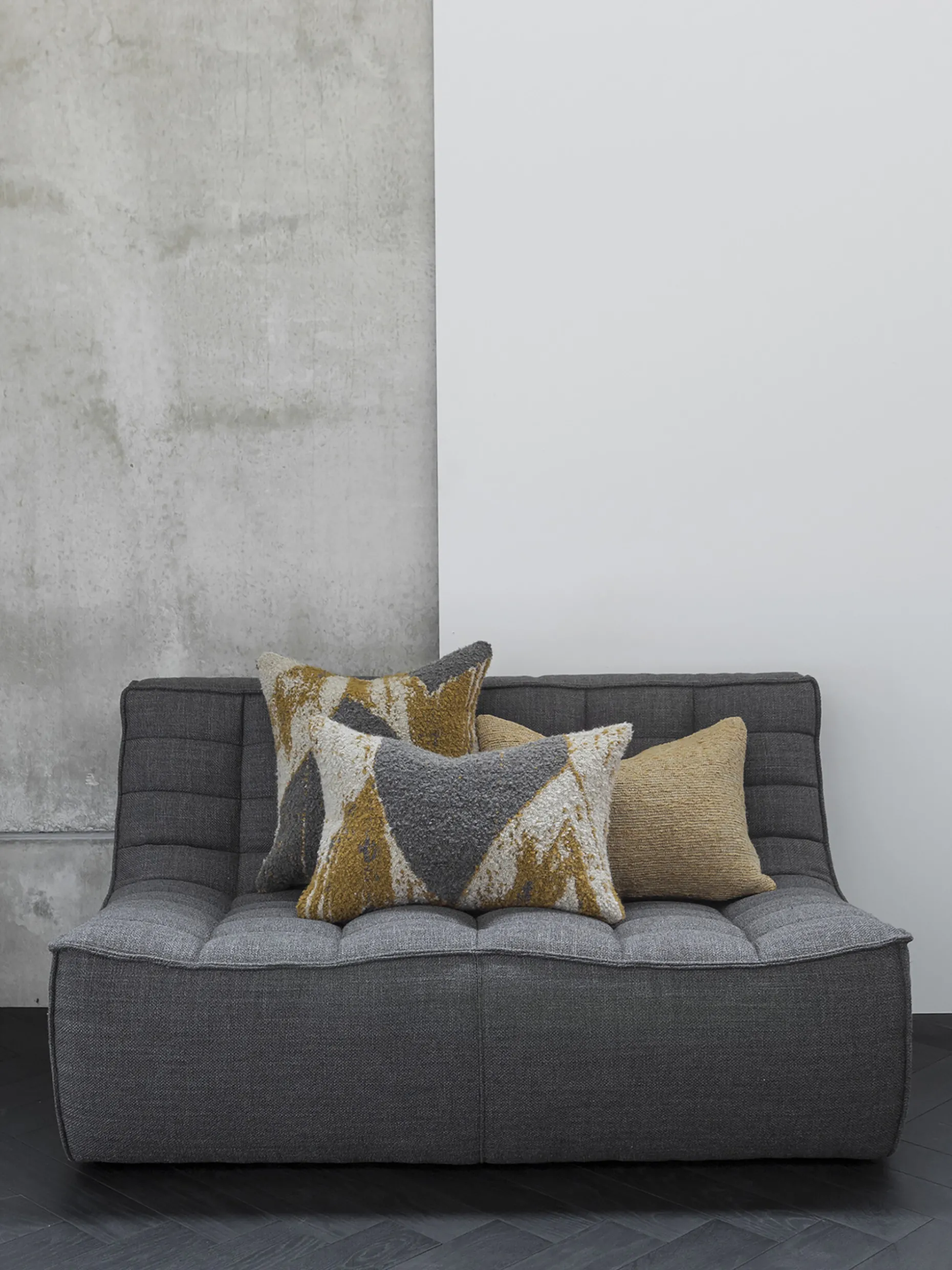 Canape n701 2 places jacques deneef anthracite - ethnicraft