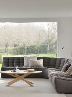 Canape n701 2 places jacques deneef anthracite - ethnicraft