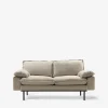 Canape retro sofa 2 places creme - hk living