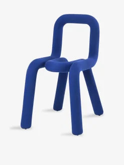 Chaise bold bleu - moustache
