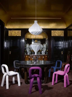 Chaise bold violet - moustache