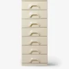 Commode rangement 8 tiroirs ecru - hk living