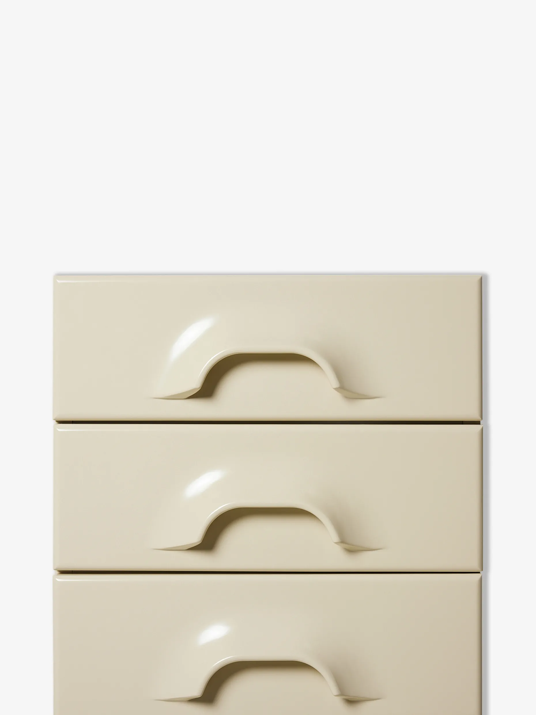 Commode rangement 8 tiroirs ecru - hk living