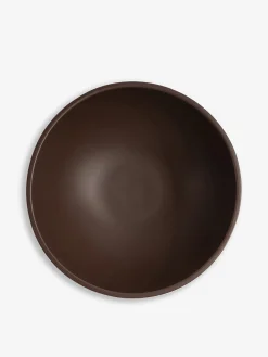 Coupe saladier l ceramique marron d22cm-...