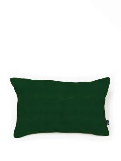 Coussin checks mini 30x50 vert foret