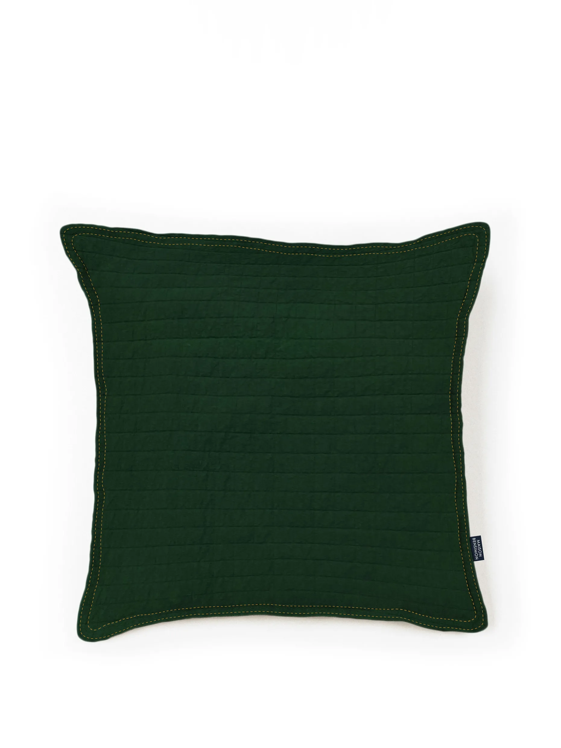 Coussin checks 45x45 vert foret