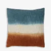 Coussin degrade bleu roux 45x45 - bloomingville