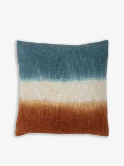 Coussin degrade bleu roux 45x45 - bloomingville
