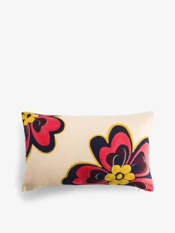 Coussin flower 30x50 ecru