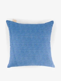 Coussin lucas du tertre 40x40 coton bleu...