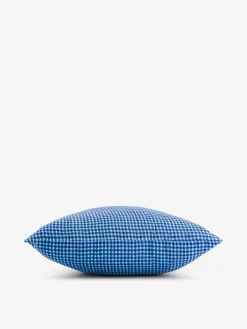 Coussin lucas du tertre 40x40 coton bleu...