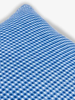 Coussin lucas du tertre 40x40 coton bleu...