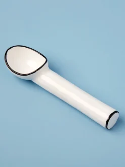 Cuillere a glace croki blanc noir - be h...