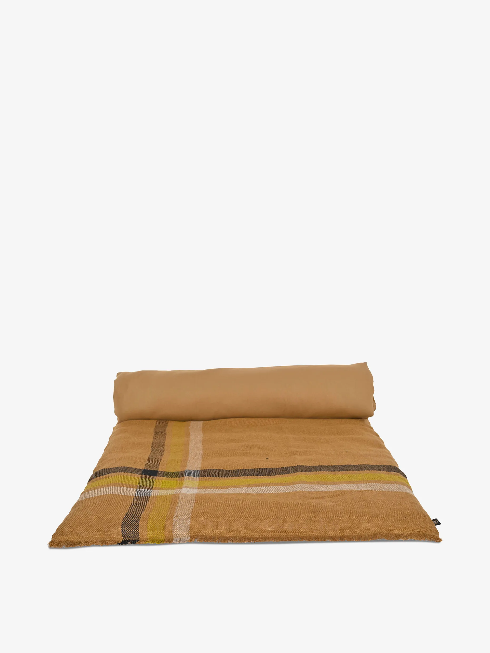 Edredon lin ligne charbon 85x200cm - har...