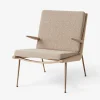 Fauteuil boomerang hm2 chene - &tradition