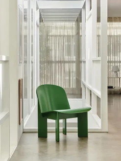 Fauteuil chisel andreas bergsaker bois vert - hay