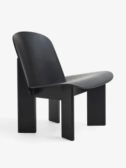 Fauteuil chisel andreas bergsaker bois noir - hay
