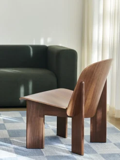 Fauteuil chisel andreas bergsaker bois contreplaque de noyer - hay