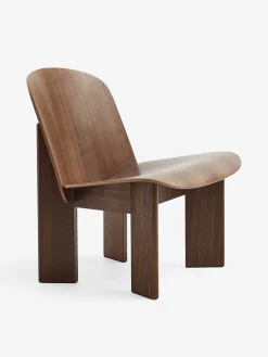 Fauteuil chisel andreas bergsaker bois contreplaque de noyer - hay