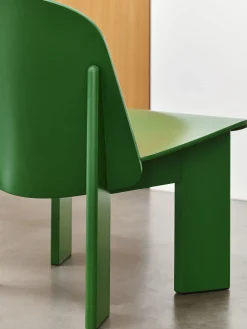 Fauteuil chisel andreas bergsaker bois vert - hay