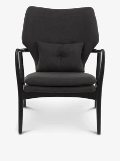 Fauteuil peggy noir - polspotten