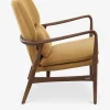 Fauteuil peggy ocre - polspotten