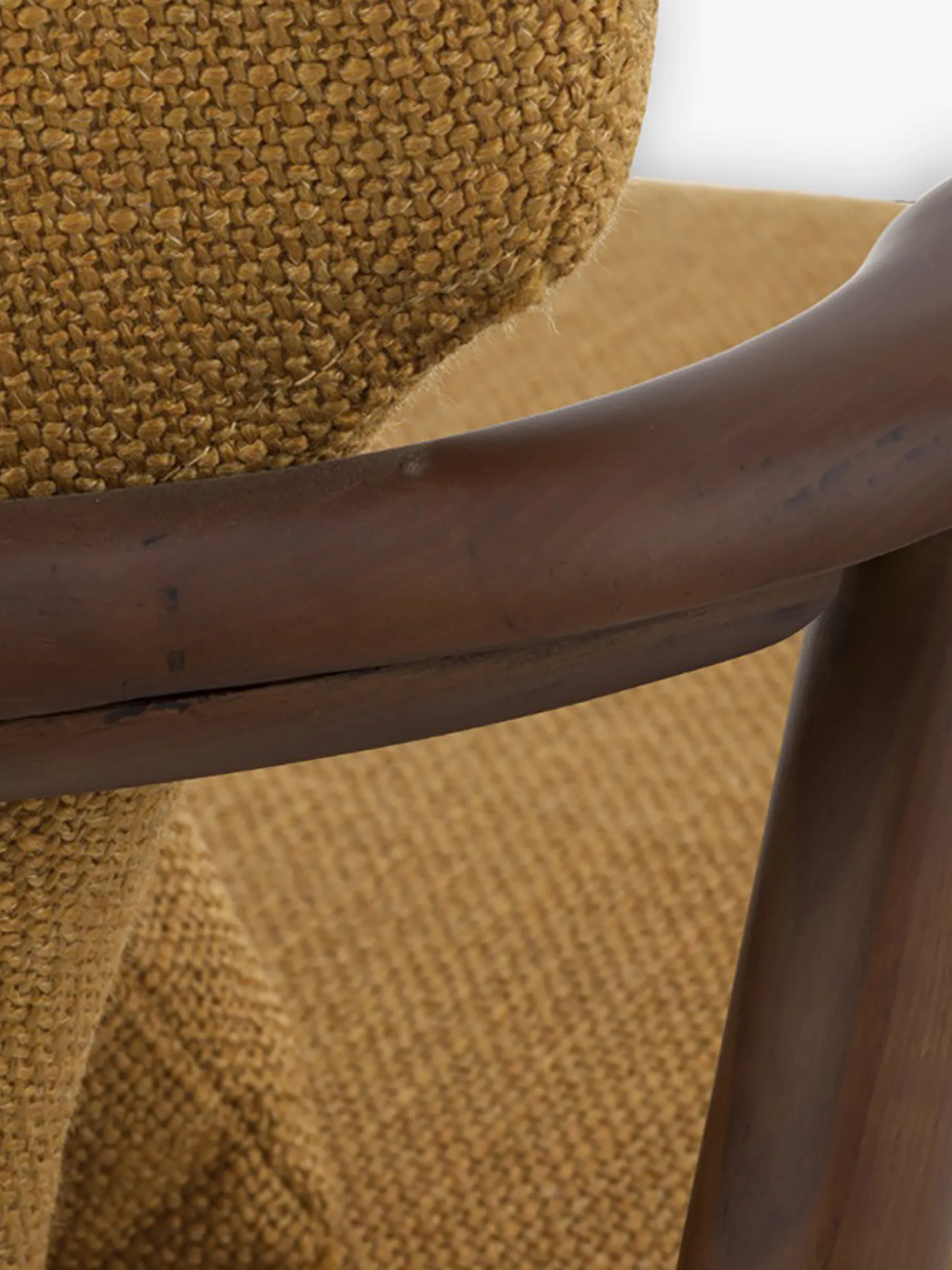 Fauteuil peggy ocre - polspotten