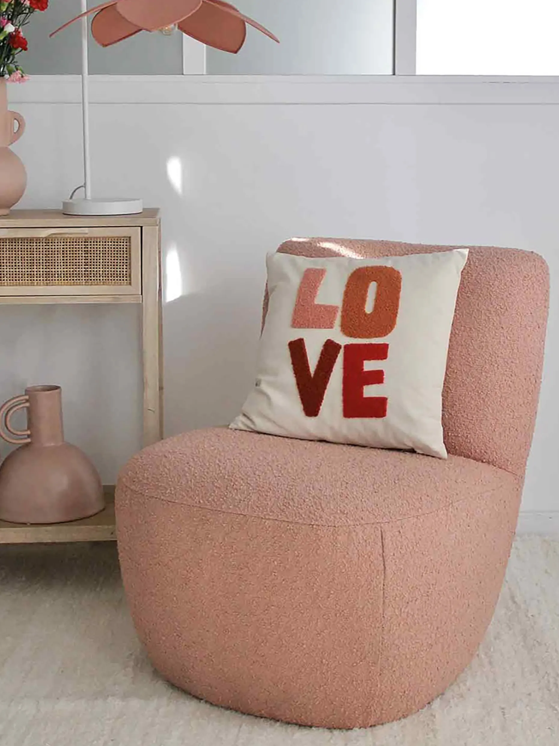 Fauteuil petty collection rose - opjet