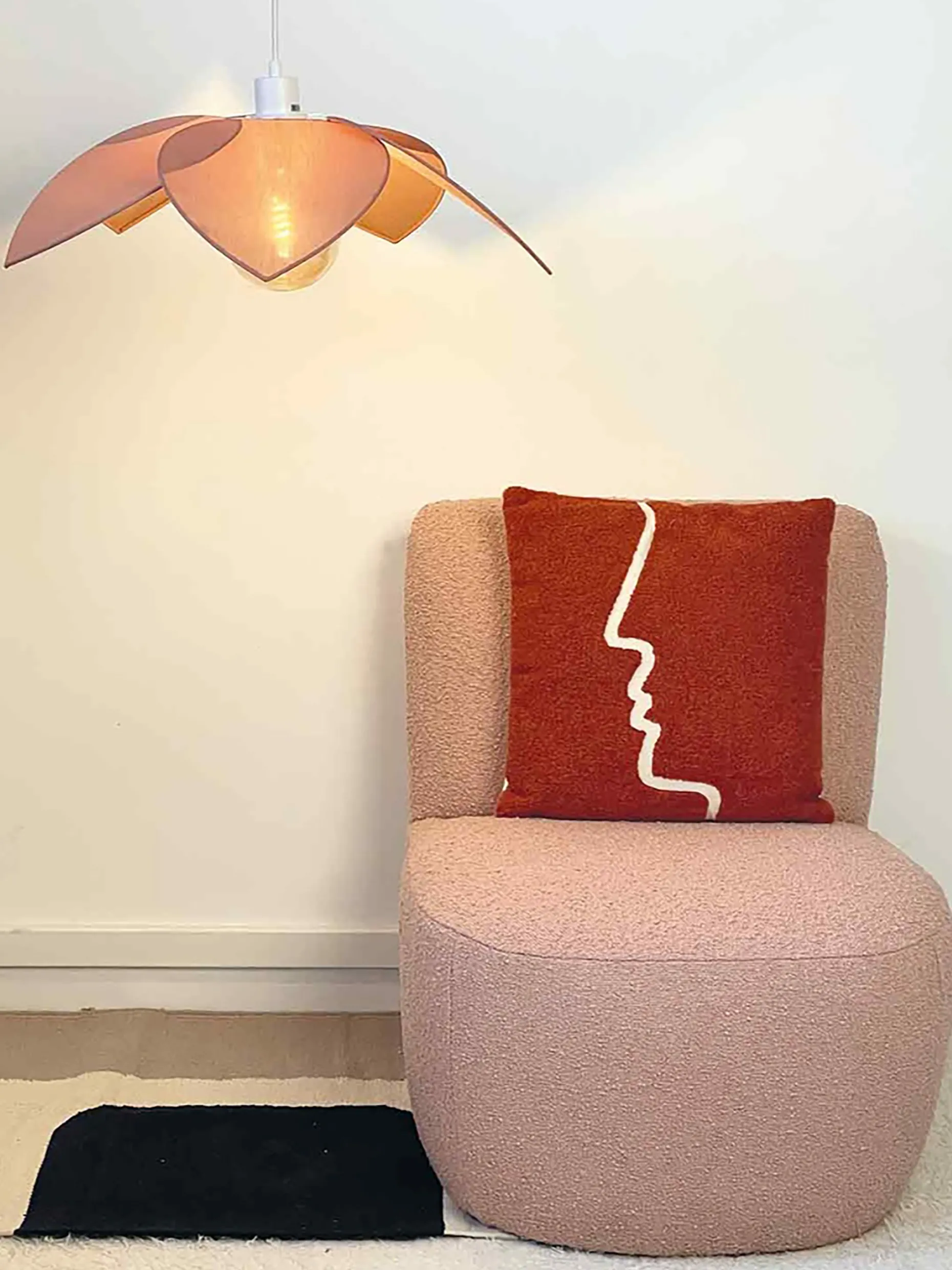 Fauteuil petty collection rose - opjet